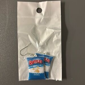 Ruffles Chips Earrings - Potato Chip Earrings
